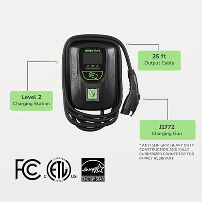 DORADO 80S by MOTEN EVFC Level 2 EV Home Charger 80A