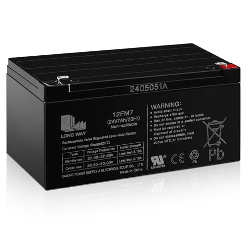 24V 7AH Battery for 24 Volt Ride on Cars Toys
