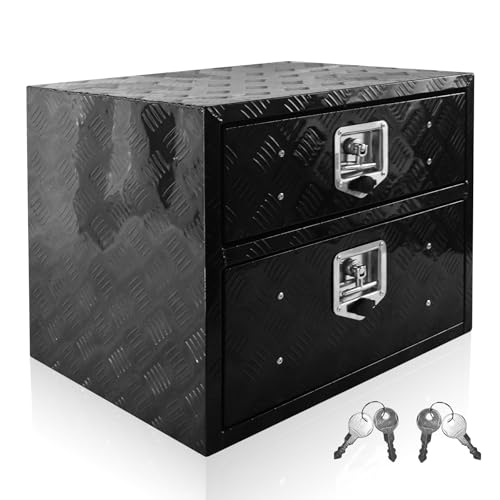 Underbody Truck Tool Box 24"x 18"x 20" Heavy Duty Double