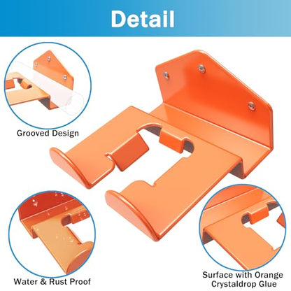 Weedeater Hanger Wall Mount Garage Organizer Trimmer Rack for Garage Wall (2 Count)
