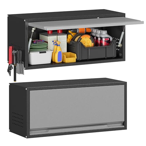 Metal Garage Wall Cabinet with Up