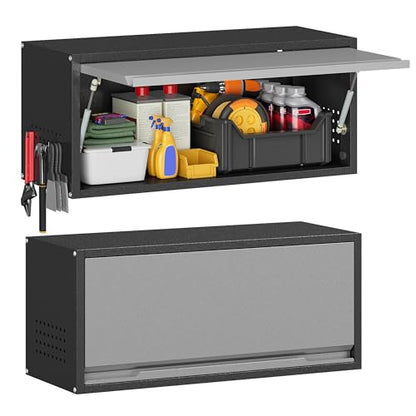 Metal Garage Wall Cabinet with Up