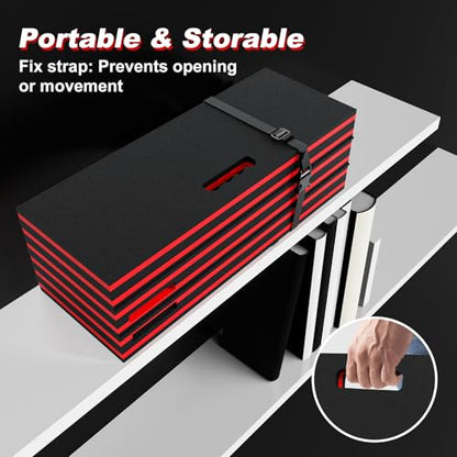 22.8" Wide Mechanic Mat Foldable EVA Kneeling Pad with Magnetic Tool Slots
