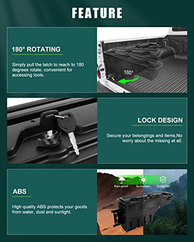 Truck Bed Tool Box for Ford F