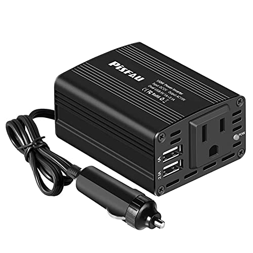150W Power Inverters for Vehicles 12V DC to 110V AC Car Plug Adapter Outlet