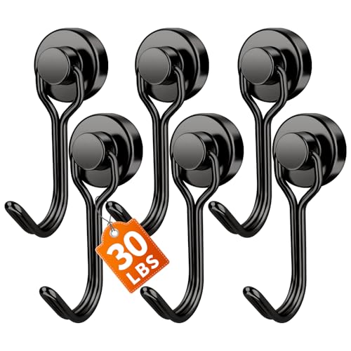 Magnetic Hooks for Cruise Cabins (6 Count)
