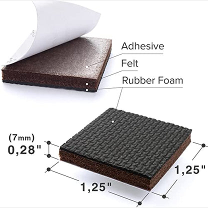 Non Slip Furniture Pads 8 pc 1 1 (8 Count)