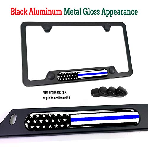 Police Thin Blue Line License Plate Frame