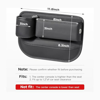 2 Packs Car Seat Gap Filler Organizer for Tesla Model S 2016