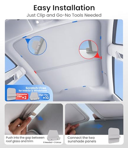 Tesla Model Y Sunshade Roof for 2020