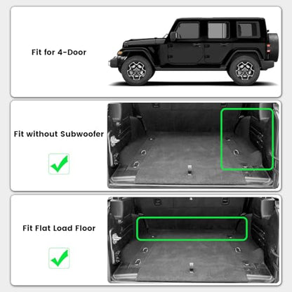 Cargo Mat for Jeep Wrangler JL 2018