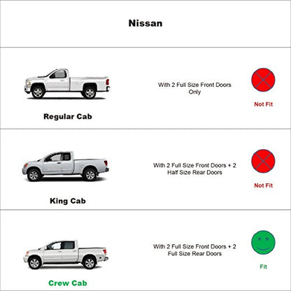 Out Channel Compatible with Nissan Frontier Crew 00