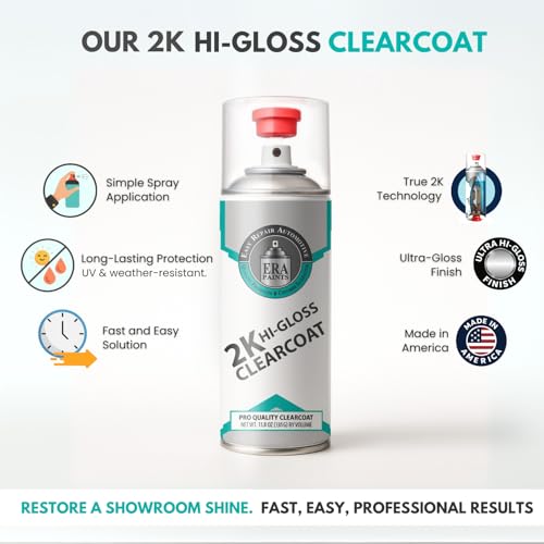 2K High Gloss Clear Coat Spray (23.6 Ounce)