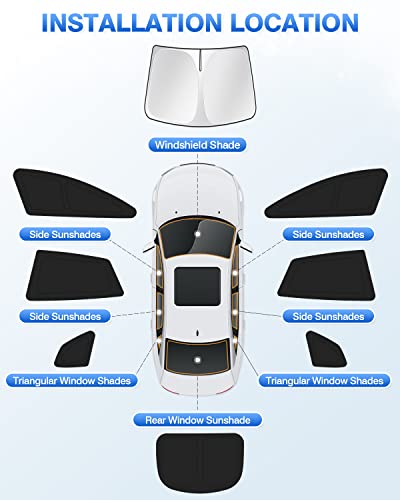 Windshield Sun Shade for 2021 (8 Count)