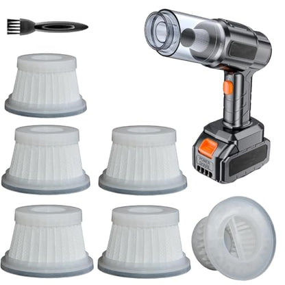 6 Pack Hepa Filters Compatible with MBNGF Car Vacuum Cordless (6 Count)