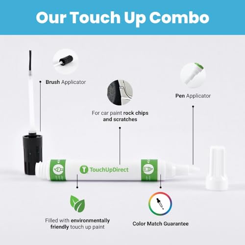 8W6 Parisian Night Pearl Compatible with Toyota Exact Match Touch Up Paint Combo