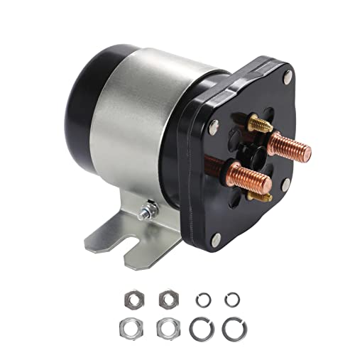 Heavy Duty 48V 4 Terminal Solenoid Heavy Duty 48V Solenoid Relay Switch Replacement For Club Car EZGO Yamaha Electric G19 Power Drive #586 Series Replace JR1