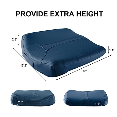 Leather Car Memory Foam Heightening Seat Cushion for Short People Driving