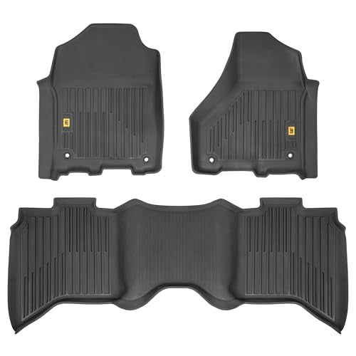 JustFit™ 3D Custom Fit Floor Mats for Dodge Ram 1500 Crew Cab 2009