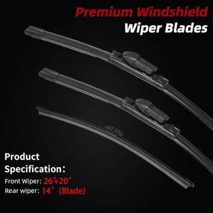 Windshield Wiper Blades Replacement for BMW X5 2019 (3 Count)