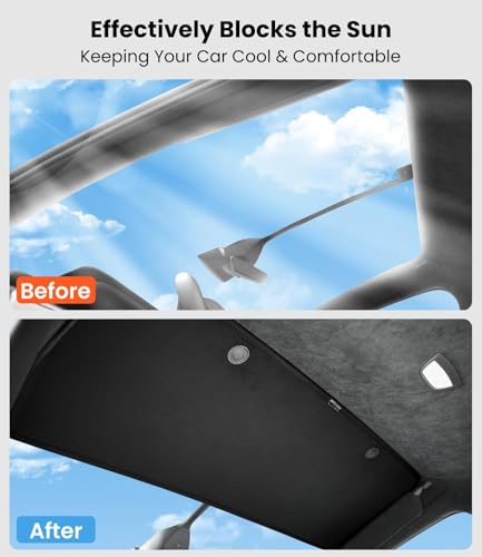 Tesla Model X Sunshade Roof 3PCS for 2020