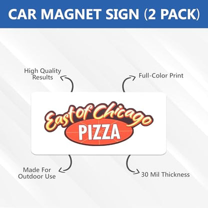 Custom Car Magnet Signs for Advertising and Promotion (2 Count)