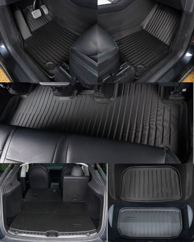 Floor Mats for 2026 2025 Tesla Model Y Premium & Performance (9 Count)