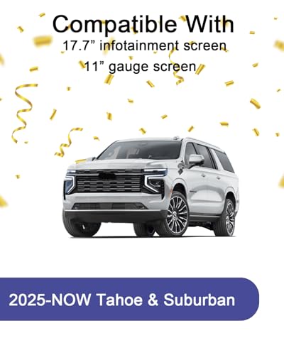2 Pack Screen Protector for Chevy Tahoe 2025 (2 Count)
