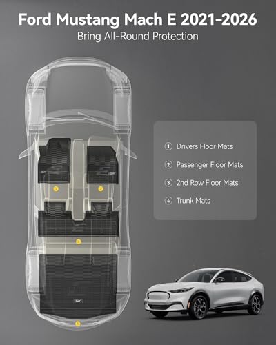 Floor Mats & Cargo Liner for Ford Mustang Mach E 2021