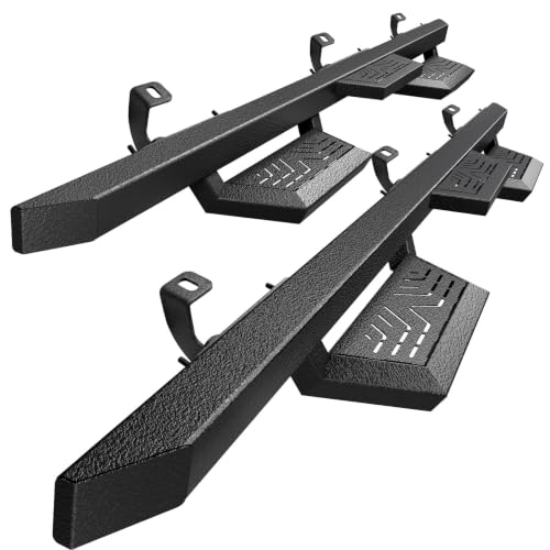 6" Rustproof Running Boards Side Steps Compatible with 2018 (2 Count)