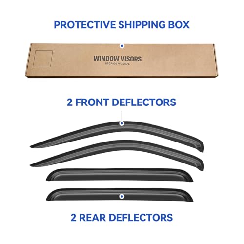 Window Visors Rain Guards for 1998