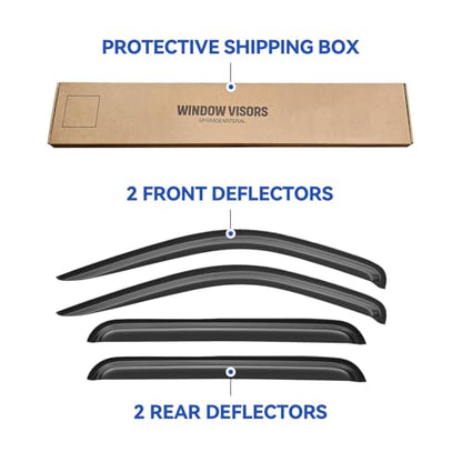 Window Visors Rain Guards for 1998