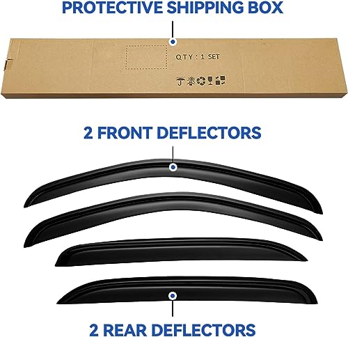 Window Visors Rain Guards for 2007
