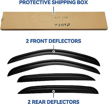 Window Visors Rain Guards for 2007
