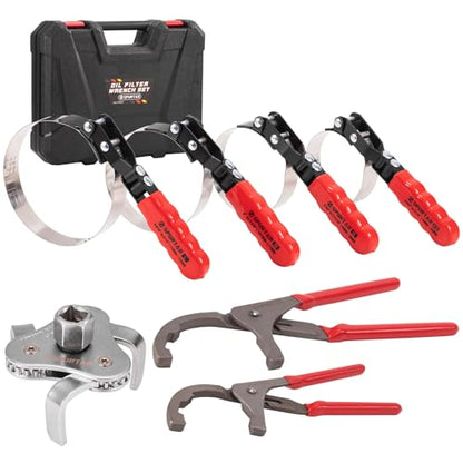 7pcs Swivel Oil Filter Wrench Set (7 Count)