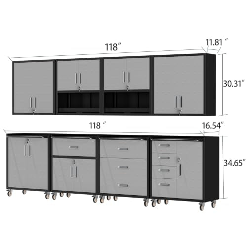 Garage Storage Cabinet System
