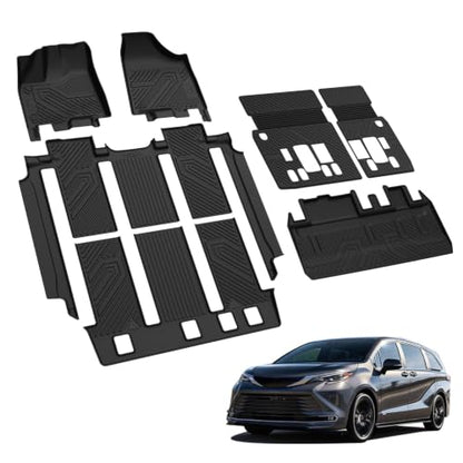 Floor Mats for Toyota Sienna 7 Seat 2013