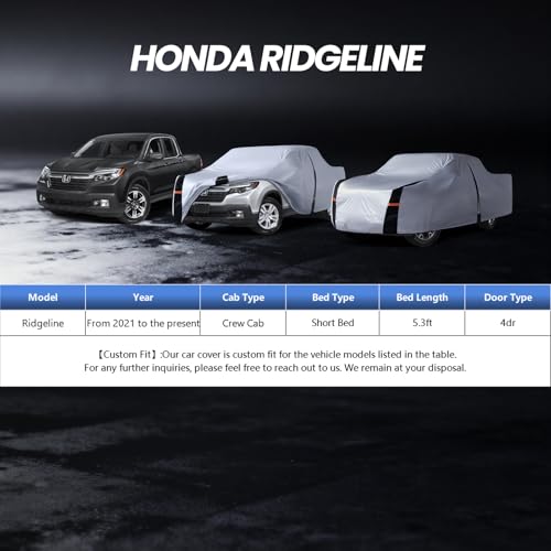 Multi Layer Honda Ridgeline Truck Cover