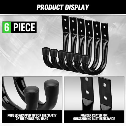 Heavy Duty Garage Storage Hooks