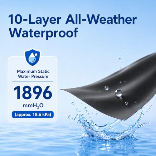 10 Layer Car Cover Waterproof All Weather Fit for Hyundai Kona