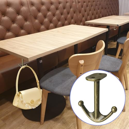 Ball Two Prong Ceiling Hook for Closet Top Bathroom Kitchen Cabinet Garage Pack of 8 (8 Count)