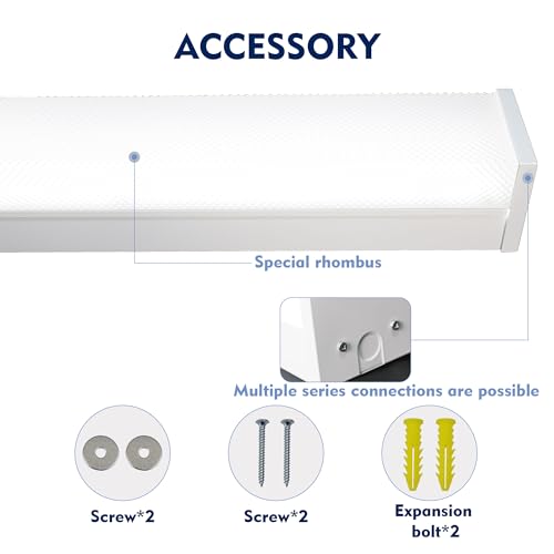 6PK 4FT LED Shop Light (6 Count)