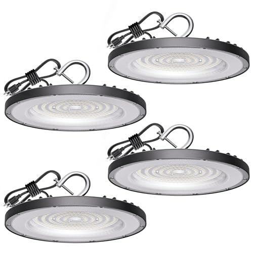 4 Pack UFO LED High Bay Light 200W (4 Count)