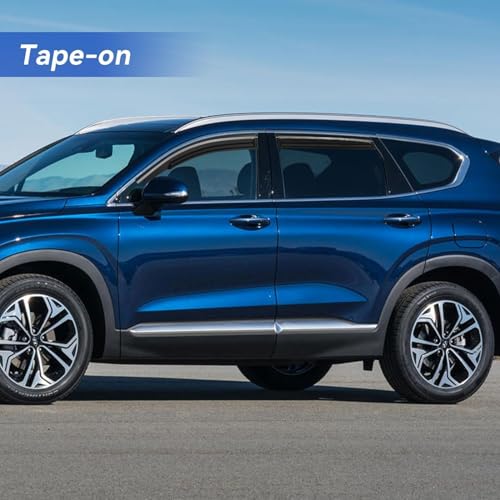 Window Visors Rain Guards for 2019 2020 2021 2022 2023 Hyundai Santa Fe