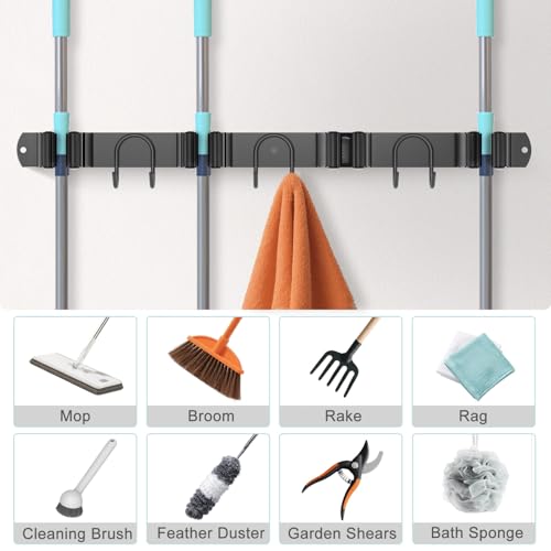 Broom Holder Wall Mount (2 Count)