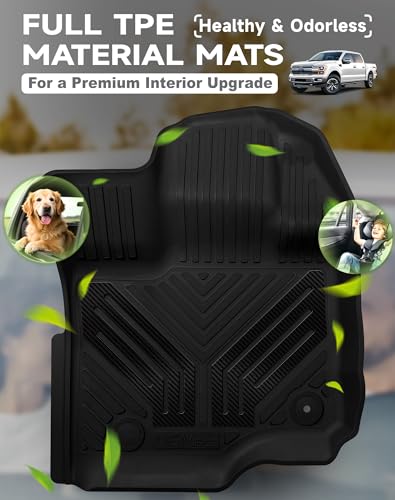 Premium Color TPE Floor Mats for Ford F