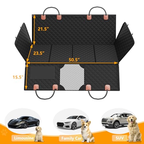 Dog Car Seat Cover for Back Seat