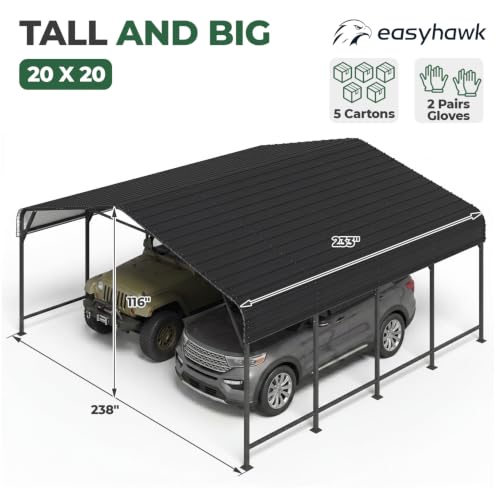 20x20 FT Metal Carport