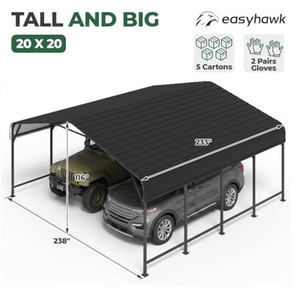 20x20 FT Metal Carport