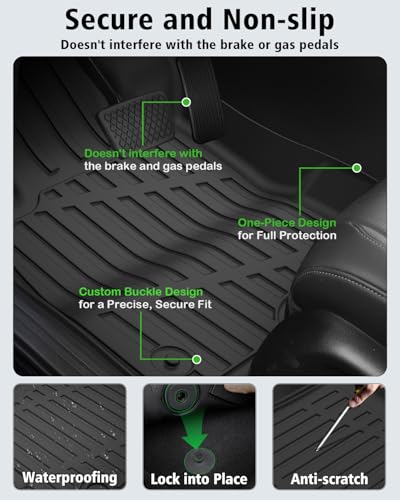 Floor Mats & Cargo Liner Custom Fit for Ford Escape Hybrid 2020